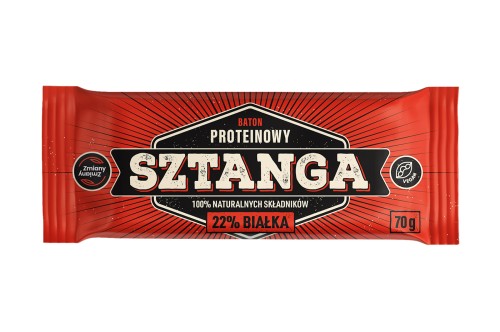 Baton proteinowy Sztanga bez dodanego cukru bez konserwantów
